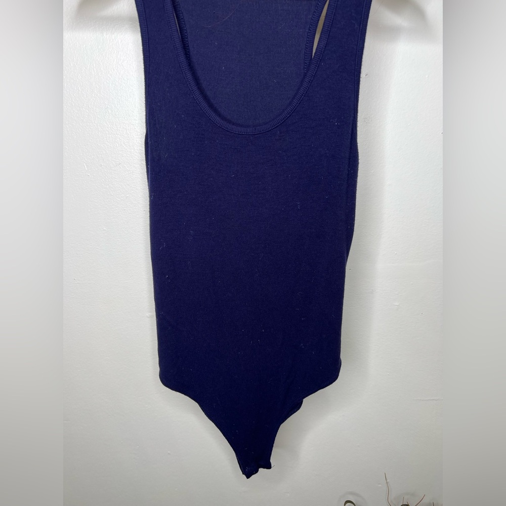 Mangopop Racerback Ribbed Bodysuit - Picture 3 of 6